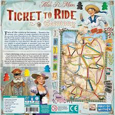 Ticket To Ride: Germany Board Games Days of Wonder