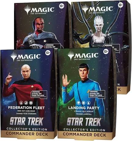 MTG Star Trek - Set of 4 Commander Decks (Collector's Edition) (Release Date: November 6)