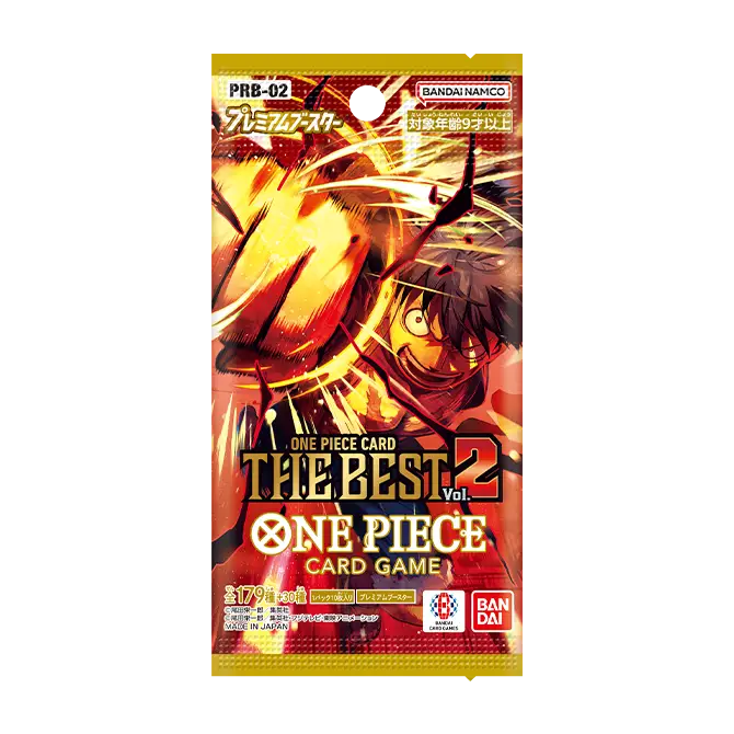One Piece: Premium Booster 2: The Best - Booster Pack (Japanese) [PRB02] Japanese One Piece Sealed Bandai