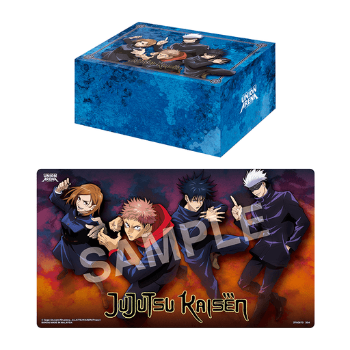Union Arena: Playmat & Half Storage Box Set - Jujutsu Kaisen Union Arena Sealed Bandai   