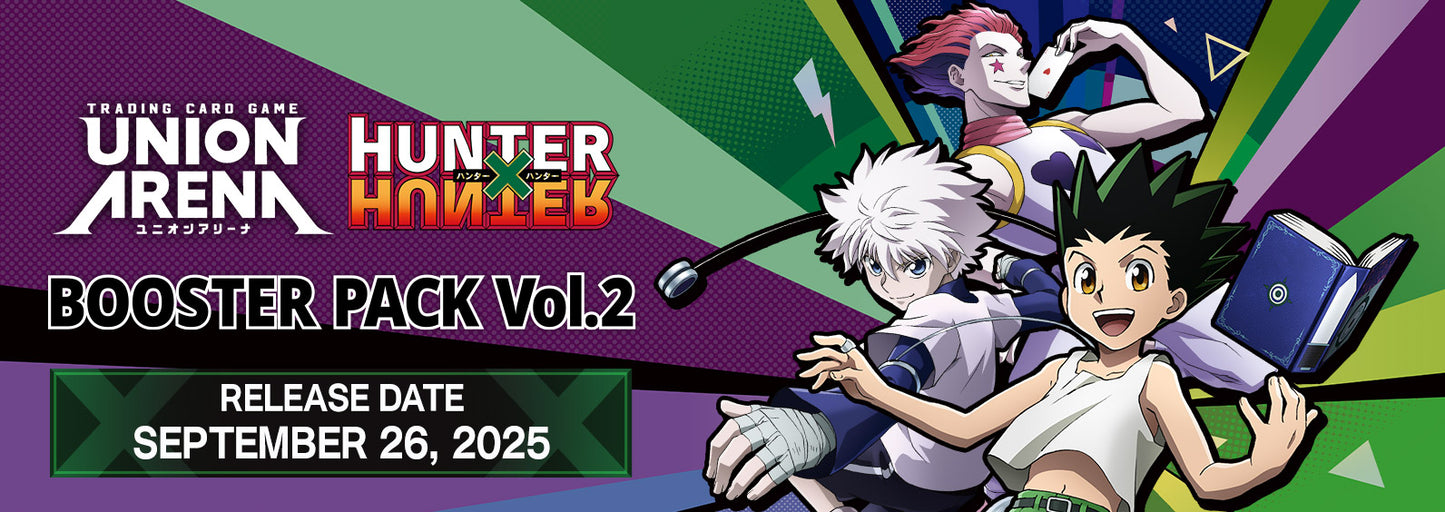 Union Arena: Hunter x Hunter Vol. 2 - Booster Box (English) Union Arena Sealed Bandai