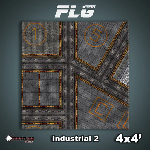 Frontline Gaming: Mats - Industrial 2 4'x4' Gaming Mat FLG