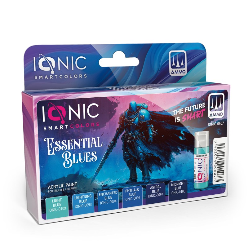 Ionic: Smart Colors - Essential Blues Set Model Paints Runeforge Distribution