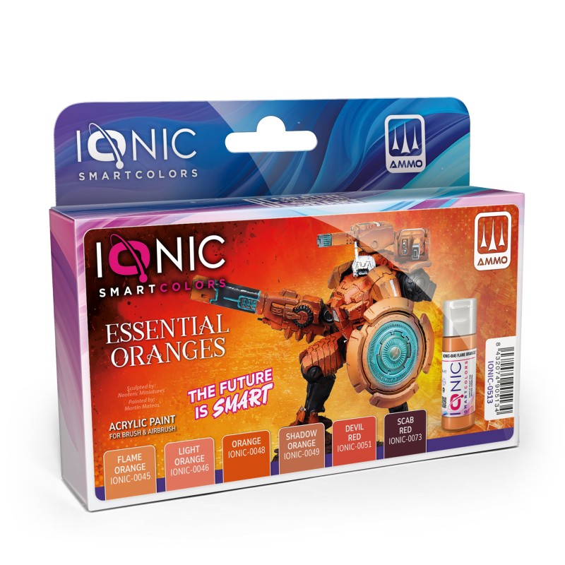 Ionic: Smart Colors - Essential Oranges Set Model Paints Runeforge Distribution