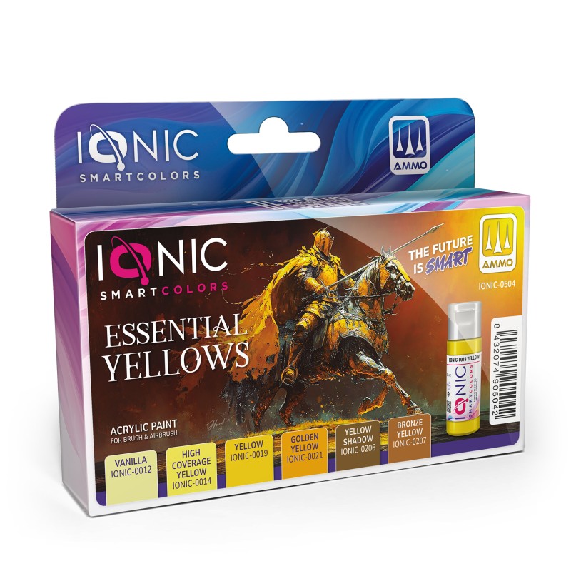 Ionic: Smart Colors - Essential Yellows Set Model Paints Runeforge Distribution
