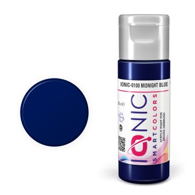 Ionic: Smart Colors 0100 - Midnight Blue Model Paints Runeforge Distribution