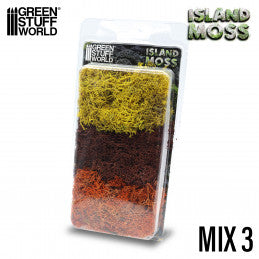 Green Stuff World: Islandmoss - Yellow And Brown Mix Model Tools & Glue Green Stuff World