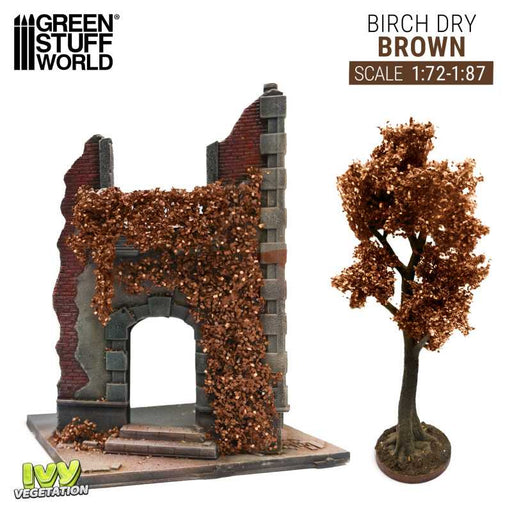 Green Stuff World: Modelling Ivy - Brown Birch Dry Small Model Tools & Glue Green Stuff World