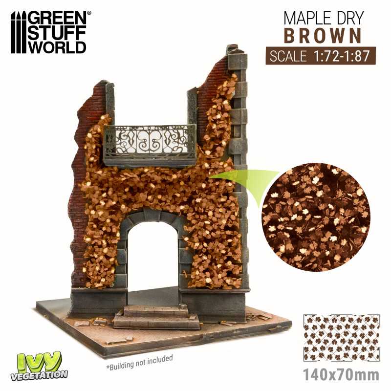 Green Stuff World: Modelling Ivy - Brown Maple Dry Small Model Tools & Glue Green Stuff World