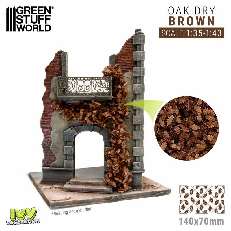 Green Stuff World: Modelling Ivy - Brown Oak Large Model Tools & Glue Green Stuff World