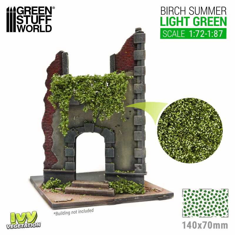 Green Stuff World: Modelling Ivy - Light Green Birch Small