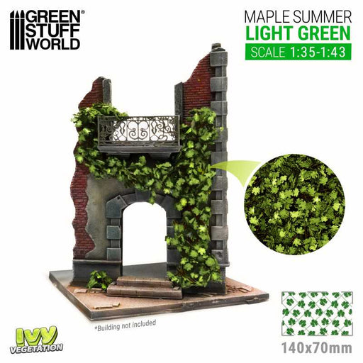Green Stuff World: Modelling Ivy - Light Green Maple Summer Large Model Tools & Glue Green Stuff World