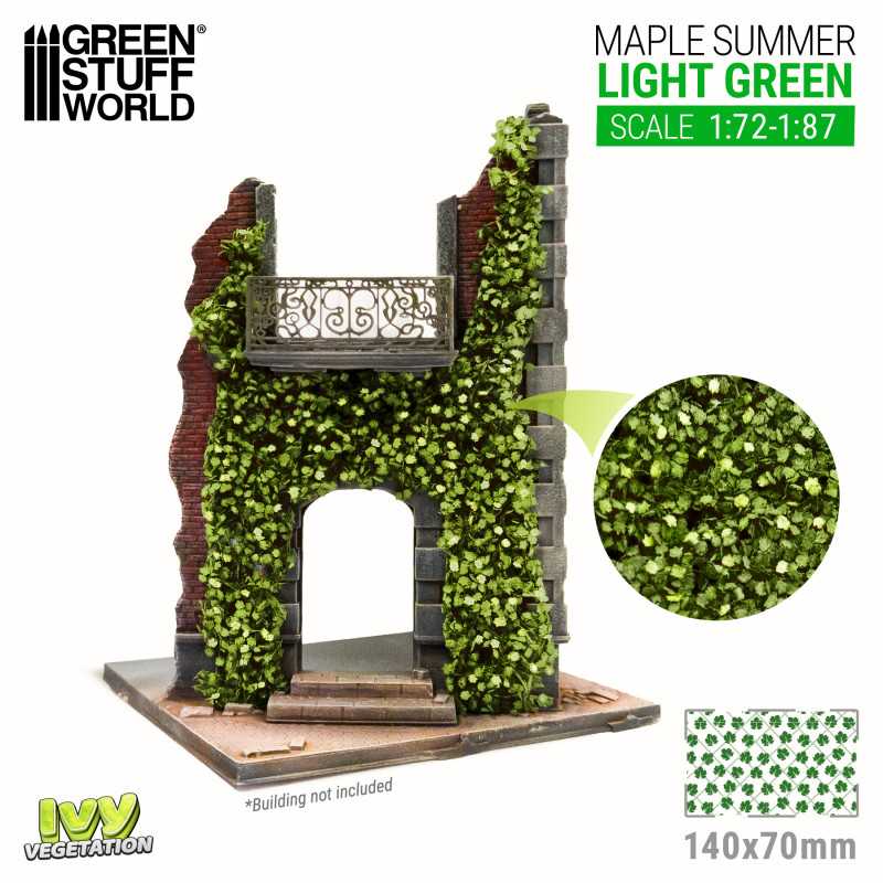 Green Stuff World: Modelling Ivy - Light Green Maple Small Model Tools & Glue Green Stuff World