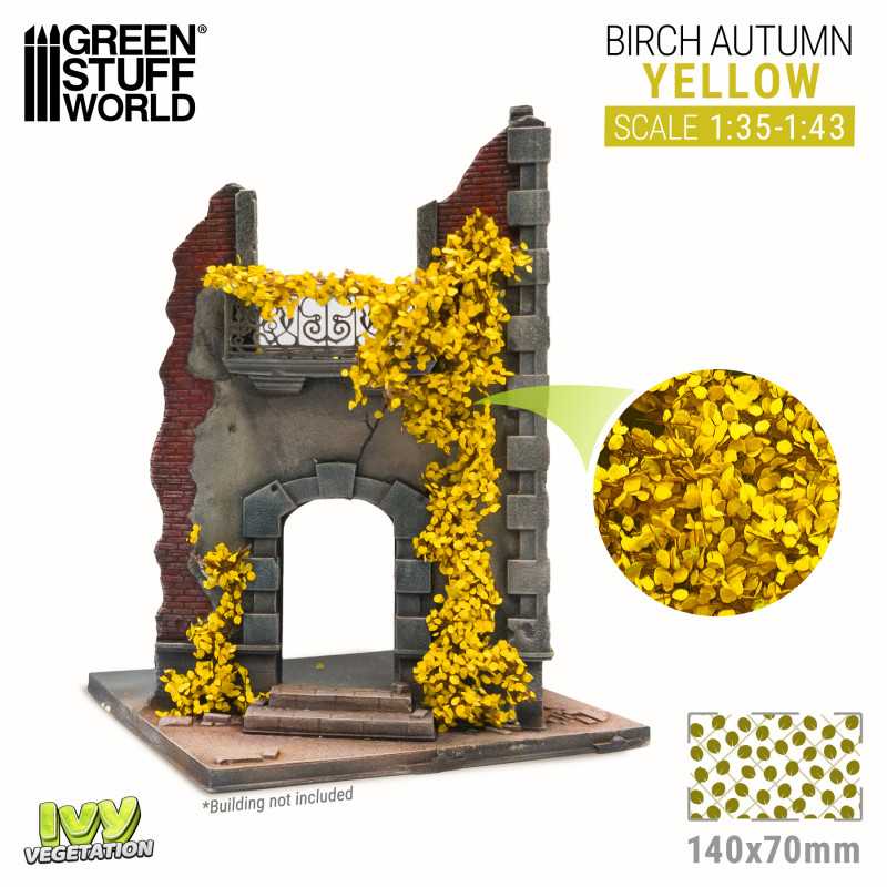 Green Stuff World: Modelling Ivy - Yellow Birch Large Model Tools & Glue Green Stuff World