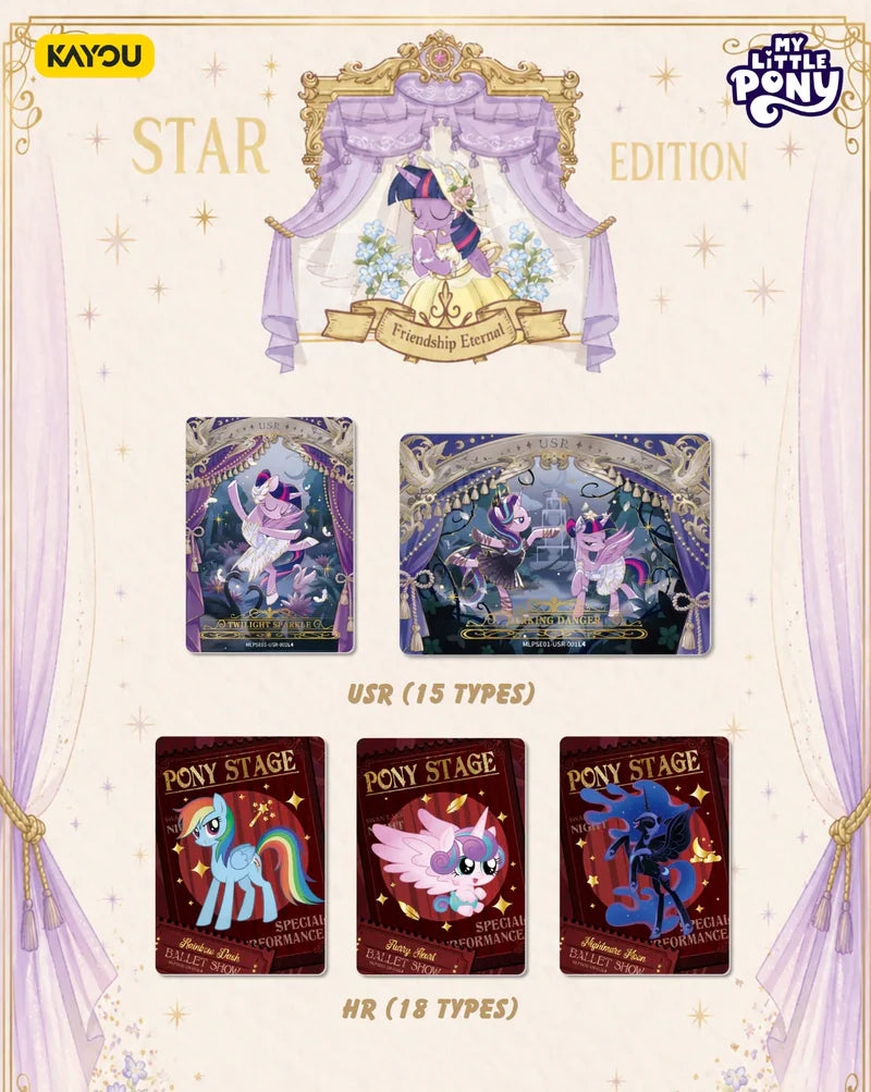 Kayou Collectible Cards: My Little Pony Friendship Eternal Star Edition Series 1 Mini Box Display