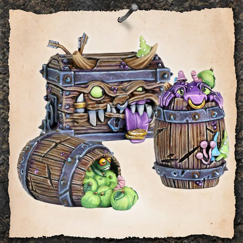 Rogue Hobbies: Rascaltown - Dungeon Obstacles Unpainted Miniatures Rogue Hobbies