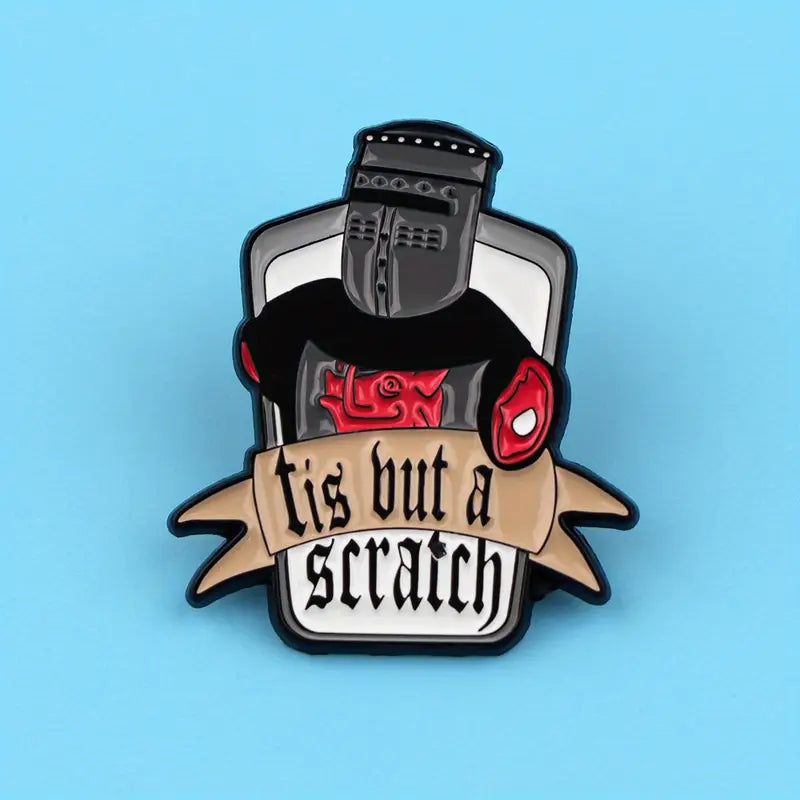 Enamel Pin - "Tis but a scratch" Knight Misc Taps Imports