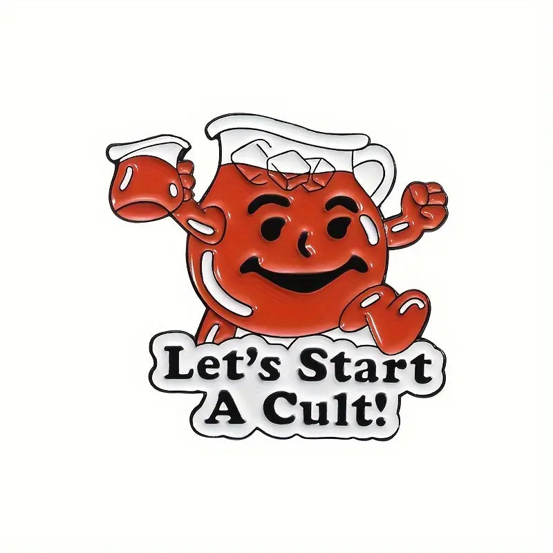 Enamel Pin - "Let's Start A Cult" Misc Taps Imports