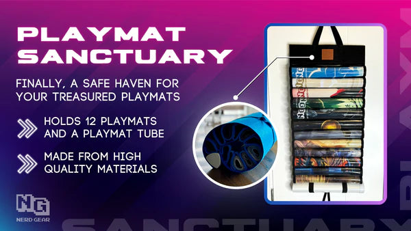 Nerd Gear: Playmat Sanctuary - Black Playmats Nerd Gear