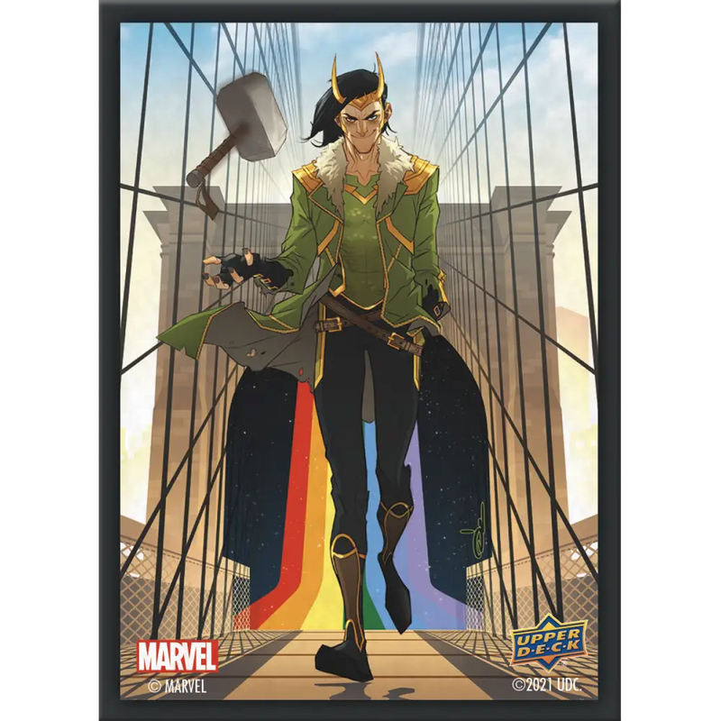 Marvel: Matte Art Sleeves - Loki 65Ct Card Sleeves Upper Deck Entertainment
