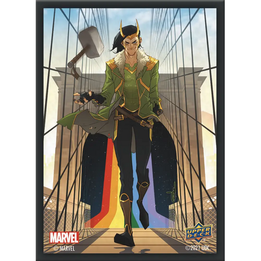 Marvel: Matte Art Sleeves - Loki 65Ct Card Sleeves Upper Deck Entertainment