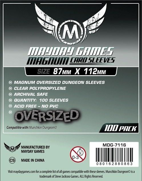 Mayday: Magnum Oversized Card Sleeves 87mm X 112mm 100Ct