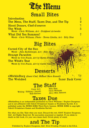 Mörk Borg: SMÖRKÅSBORG Zine #1 (18+) [Extra Gross Kickstarter Edition] Role Play Explore Dungeons