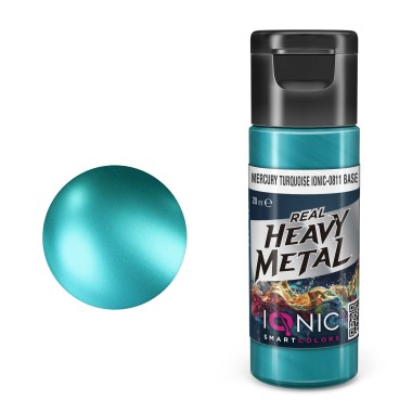 Ionic: Heavy Metal 0811 - Mercury Turquoise Base Model Paints Runeforge Distribution