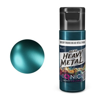 Ionic: Heavy Metal 0831 - Mercury Turquoise Metallic Wash Model Paints Runeforge Distribution