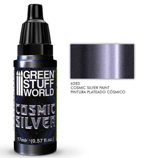 Green Stuff World: Metallic Paint Cosmic Silver Model Tools & Glue Green Stuff World