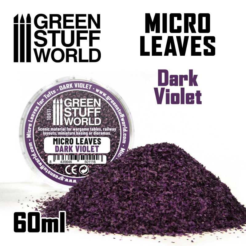 Green Stuff World: Micro Leaves - Dark Violet Mix Model Tools & Glue Green Stuff World