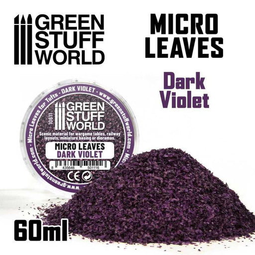 Green Stuff World: Micro Leaves - Dark Violet Mix Model Tools & Glue Green Stuff World