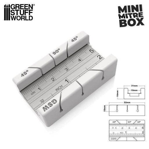 Green Stuff World: Mini Mitre Box Hobby Brushes Green Stuff World