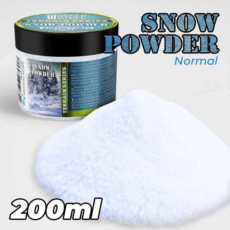 Green Stuff World: Model Snow Powder 200ml Basing Materials Green Stuff World