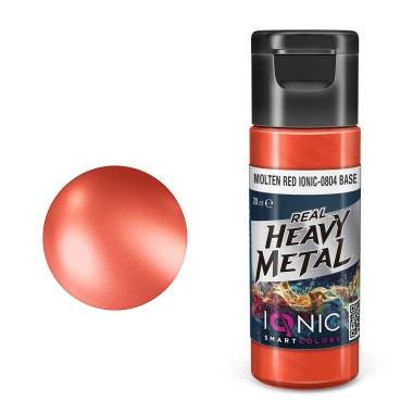 Ionic: Heavy Metal 0804 - Molten Red Base Model Paints Runeforge Distribution