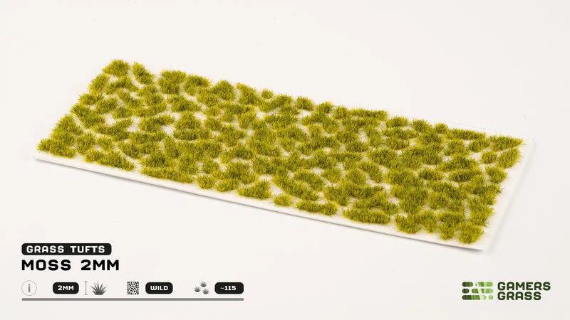Gamer's Grass: Moss 2mm Wild 115x Basing Materials Gamer's Grass