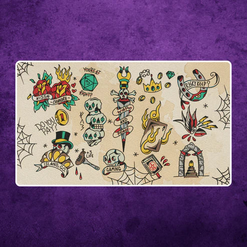 Nerd Gear: Playmat - Mr. Dom Tattoo Playmats Nerd Gear