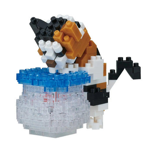 Nanoblock: Collection Series - Fishbowl Cat Toys & Plushes nanoblock   