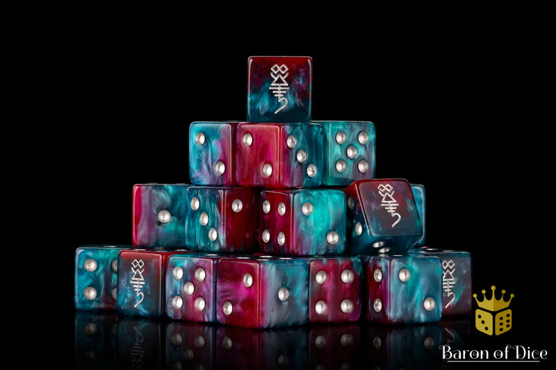Baron of Dice: "Infinity Elves" 25x16mm Square Corner Dice Dice & Gaming Accessories Baron of Dice