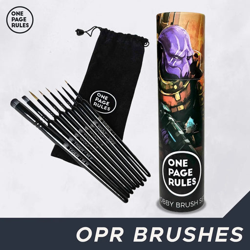 Chronicle RPG's: One Page Rules Brush Set Hobby Brushes Dirty Down