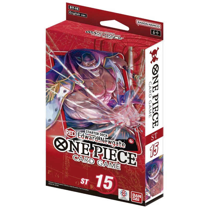 One Piece: Starter Deck - Red Edward Newgate [ST-15] (Limit 2 Per Customer) One Piece Sealed Bandai