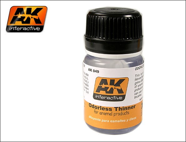 AK Interactive: Odorless Thinner 35ml Model Paints AK INTERACTIVE