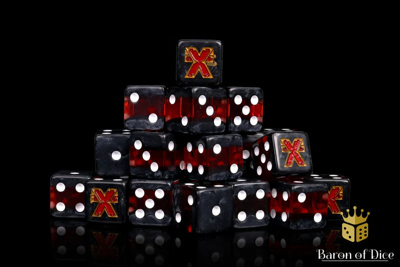 Baron of Dice: "Exalted" 25x16mm Square Corner Dice Dice & Gaming Accessories Baron of Dice