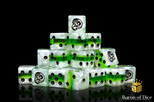 Baron of Dice: "Eternal Dragon Dice" 25x16mm Square Corner Dice Dice & Gaming Accessories Baron of Dice