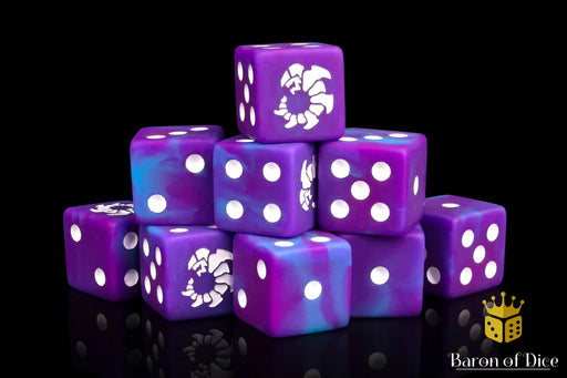 Baron of Dice: "Clawed Serpent" 25x16mm Square Corner Dice Dice & Gaming Accessories Baron of Dice
