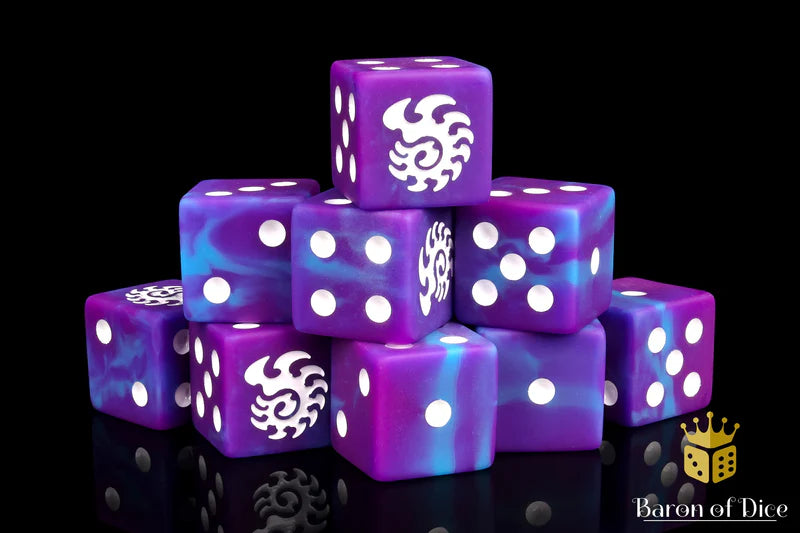 Baron of Dice: "Star Battle - Bug Rush" 25x16mm Square Corner Dice Dice & Gaming Accessories Baron of Dice