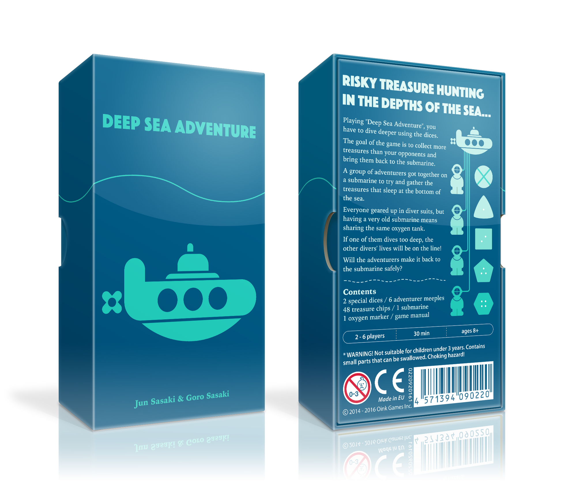 Deep Sea Adventure Board Games Oink Games