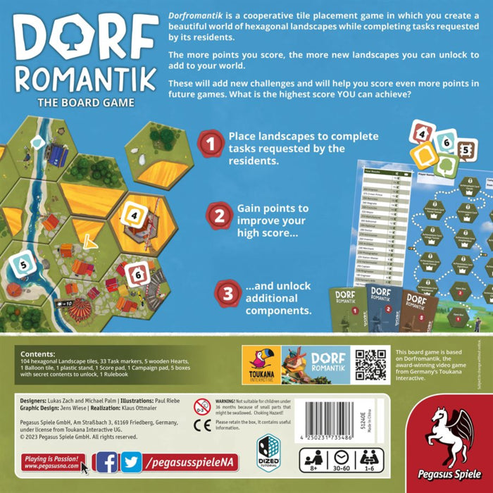 Dorfromantik: The Board Game Board Games Pegasus Spiele