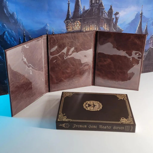 Forged Gaming: Premium Game Master Screen - Portrait Edition (Brown) Tabletop RPGs Forged Gaming