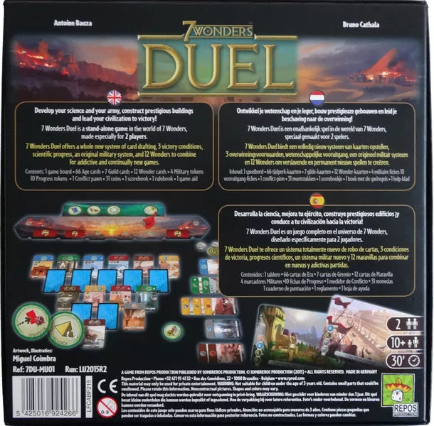 7 Wonders - Duel Board Games Repos Production